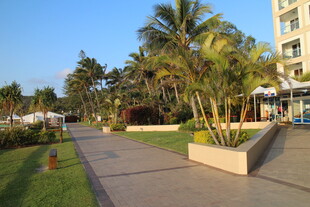 海滨步道的惬意风光