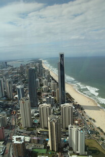 黄金海岸城市天际线景观