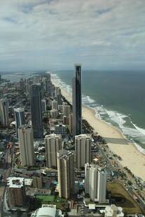 黄金海岸城市天际线景观