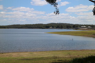 湖畔风光 宁静自然景致