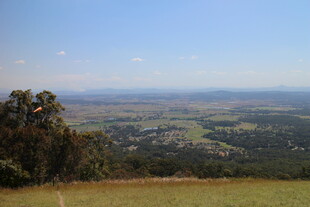 俯瞰广袤田园风光美景