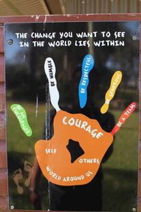 儿童创意手印画展示