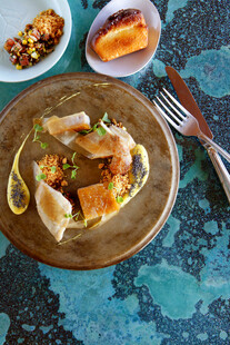 美味海鲜意面摆盘精致