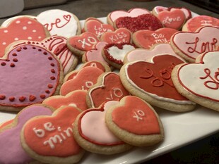 爱心饼干