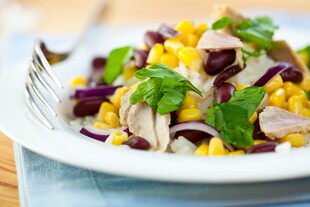 鸡肉玉米沙拉