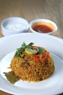 荷叶炒饭