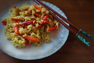 红萝卜炒饭
