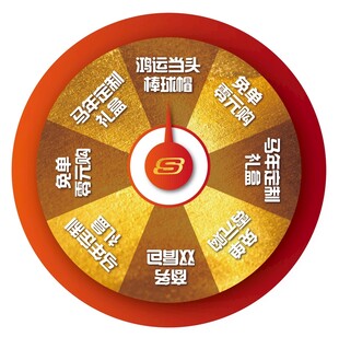 幸运大转盘抽奖活动道具