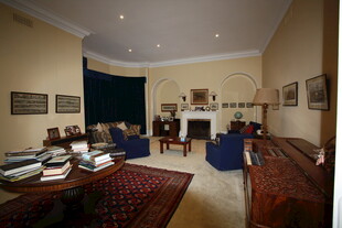 温馨复古风格的家居客厅