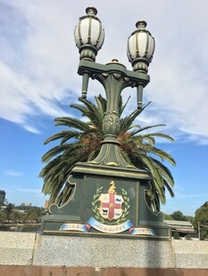 复古风格路灯装饰景观