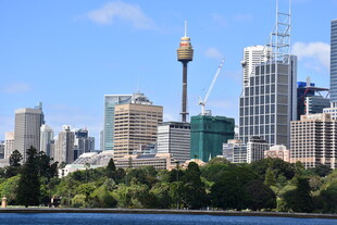 悉尼城市天际线景观