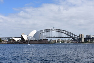 悉尼歌剧院与海港大桥美景