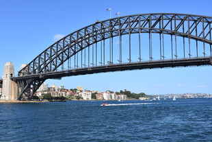 悉尼海港大桥壮观景致