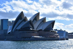 悉尼歌剧院海滨美丽景致