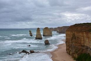 大洋路十二使徒岩海景