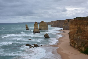 大洋路十二使徒岩海景
