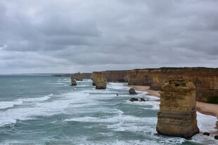 大洋路十二使徒岩海景
