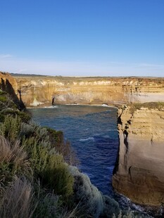 海岸壮丽风光与岩石景观