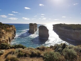 大洋路壮观海岸风景