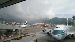 机场停机坪景象