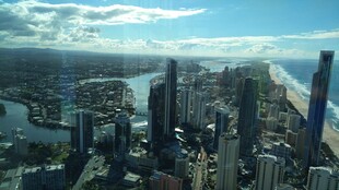 城市天际线俯瞰景观