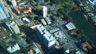 城市建筑鸟瞰景观图