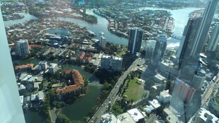 城市高空俯瞰景观