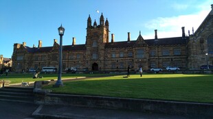 悉尼大学宏伟建筑景观