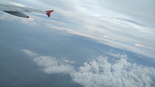 飞机云端飞行美景