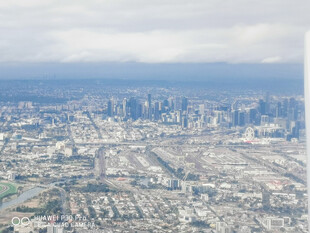 俯瞰繁华都市景观