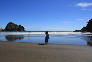 海边独行者 静享自然之美