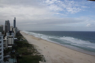 海滨城市美丽海岸线风光