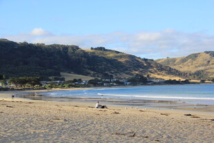 美丽海滨沙滩风光