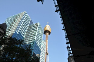 城市高楼与标志性建筑景观