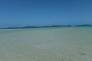 清澈海底浅滩的美丽景致