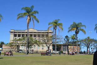 热带风情下的宏伟建筑