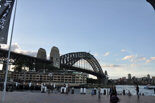 悉尼歌剧院与海港大桥景观