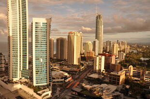 迈阿密城市天际线景观