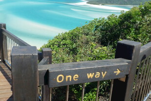 海边单行道观景处