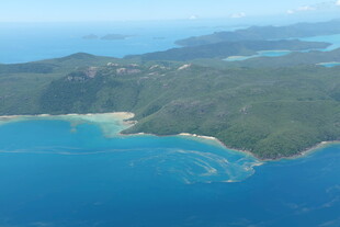 海岛风光俯瞰图