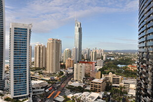 城市高楼林立的繁华景象