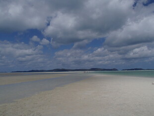 美丽海滩风光 海天一色