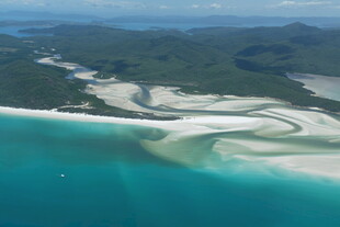 美丽海岸风景俯瞰图