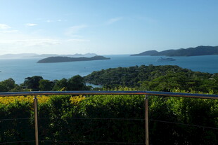 海边山林全景风光