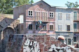 复古风格建筑场景模型