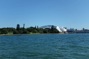 悉尼歌剧院与海港大桥景观