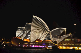 悉尼歌剧院璀璨夜景
