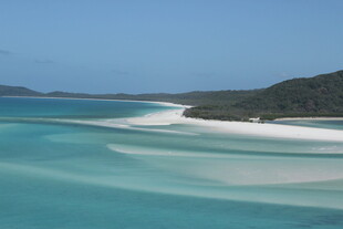 绝美海滩蓝白相间海景