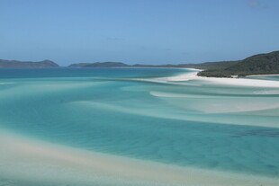 绝美海岛蓝白相间海景