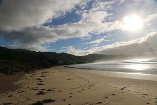 阳光沙滩海岸美丽风光